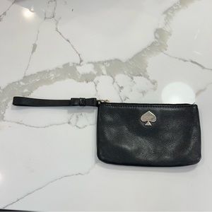 Kate Spade black wristlet